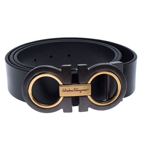 black and gold ferragamo belt cheap|ferragamo belt reversible gold buckle.